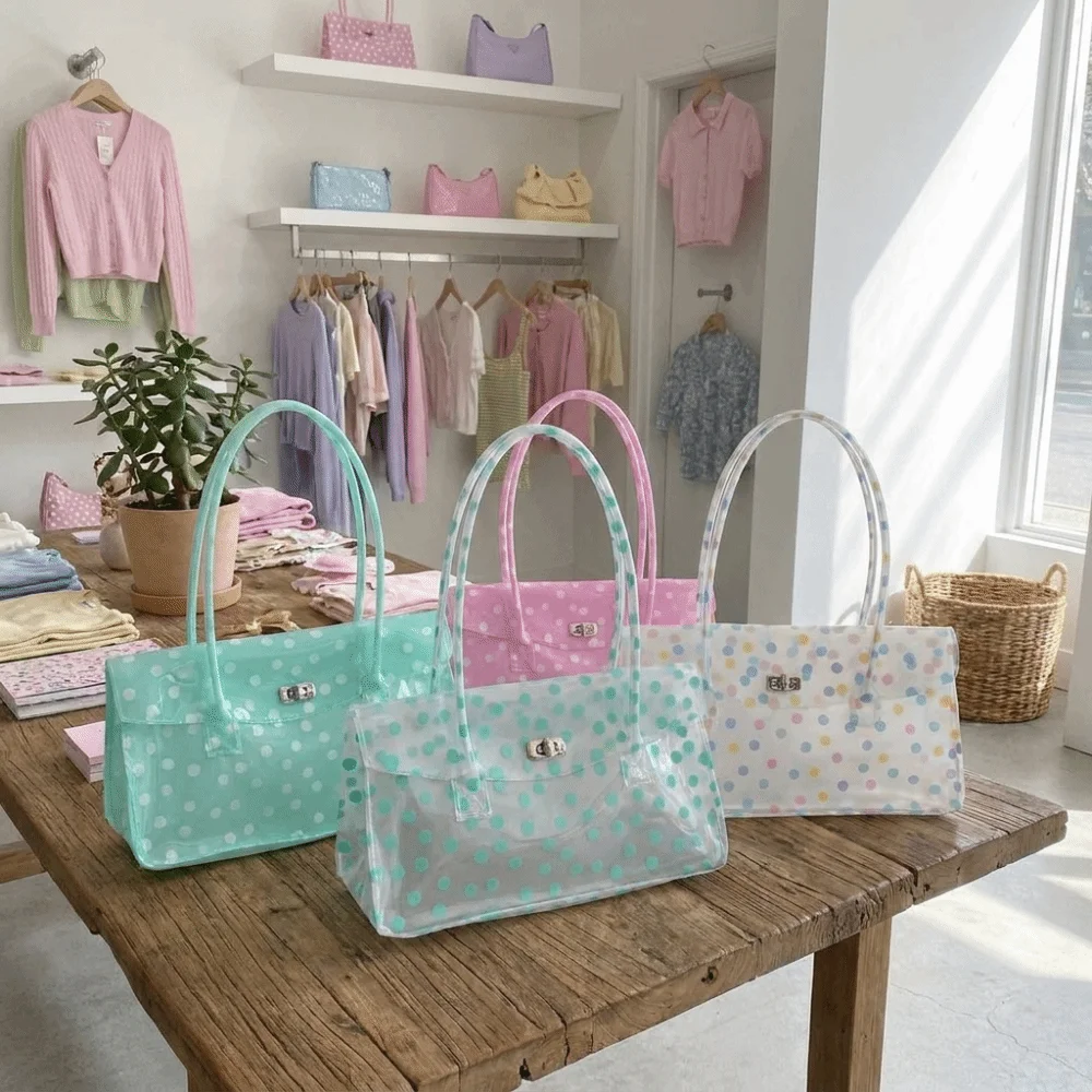 Sac à bandoulière transparent - Jelly Bag Clear Pvc avis et prix