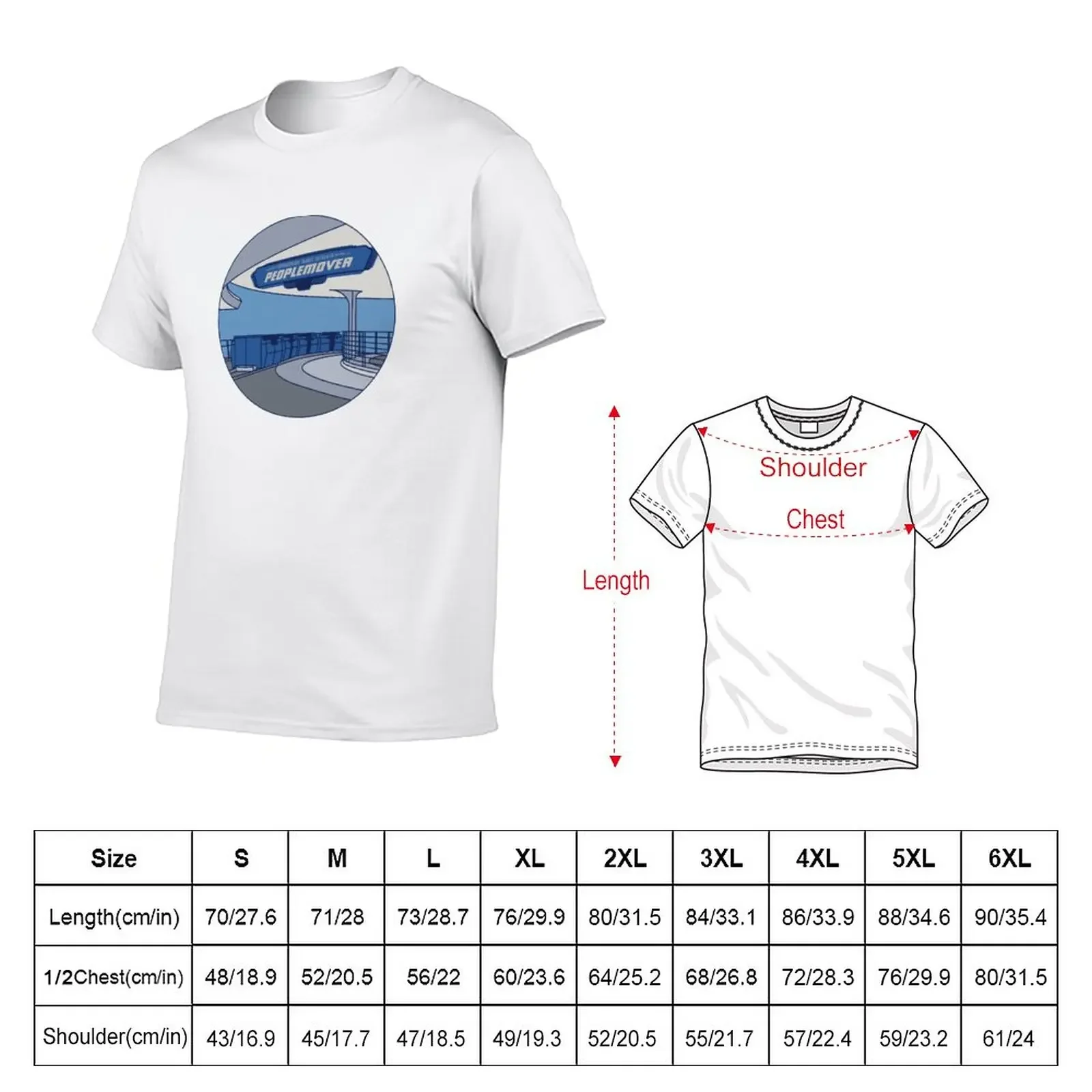 New Tomorrowland Transit Authority People Mover T-Shirt korean fashion custom t shirt plain white t shirts men