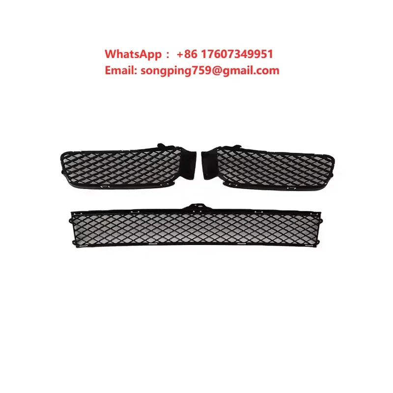 Front Middle Bumper Grille Lower Grille Mesh for Rolls Royce Grille Wraith Phantom 2nd Generation Body Kit