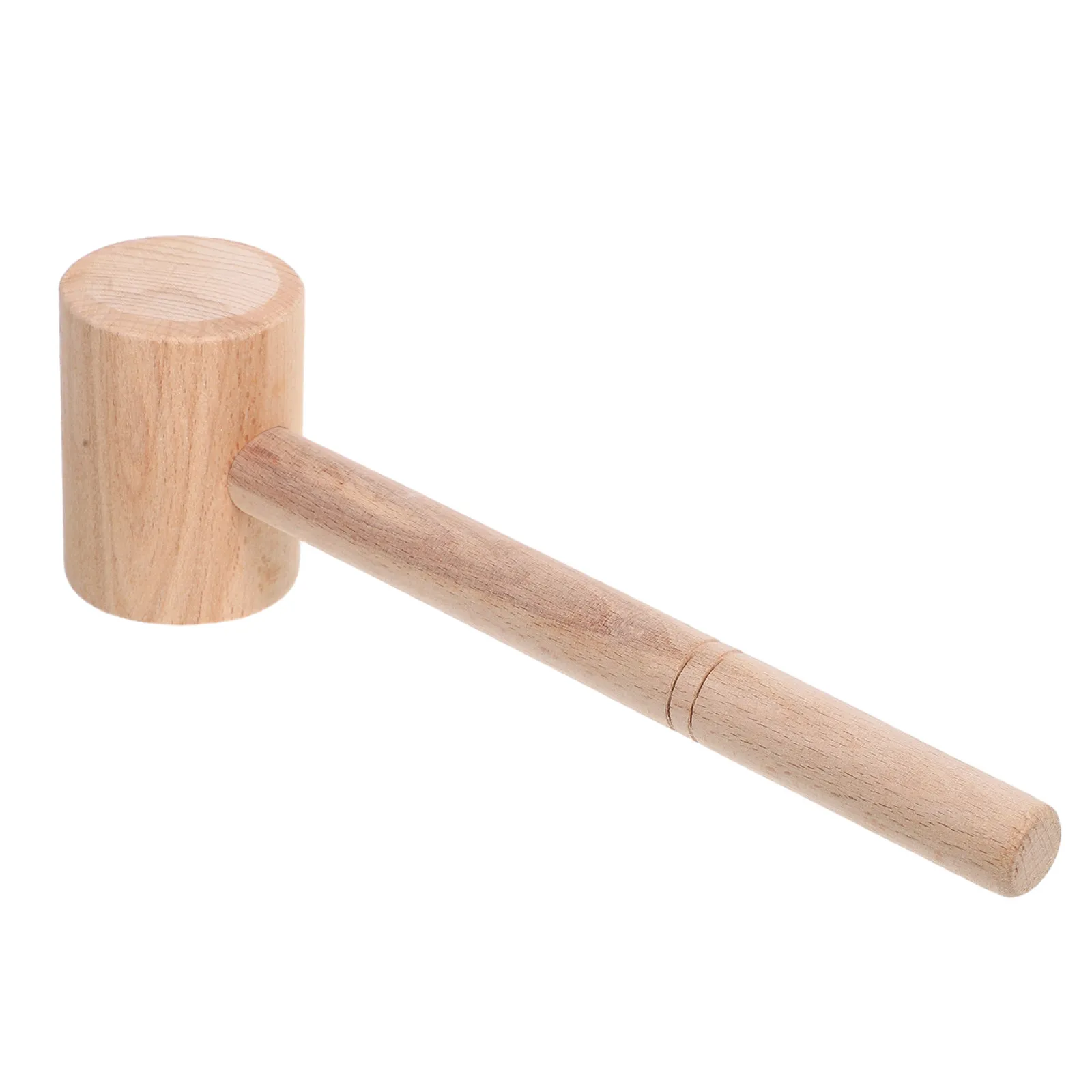 1Pcs Solid Wood Crab Mallet for Lobster Cracking Heavy Duty Kitchen Seafood Tool Compact Ergonomic Handle Easy Clean Home