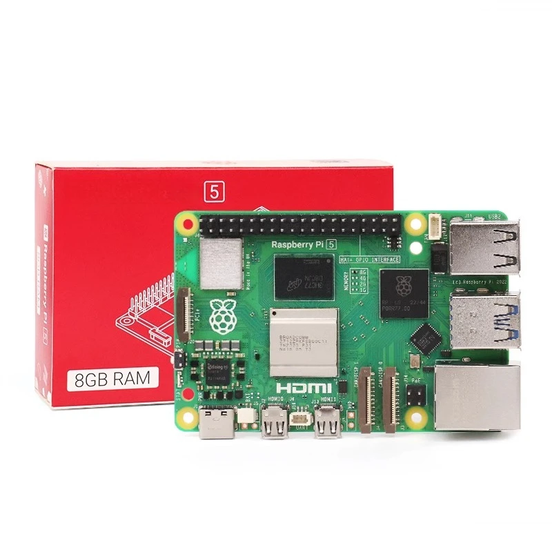 Raspberry Pi 5 الجيل الخامس، مجموعة لوحة تطوير 4G 8G Arm Cortex-A76 5b