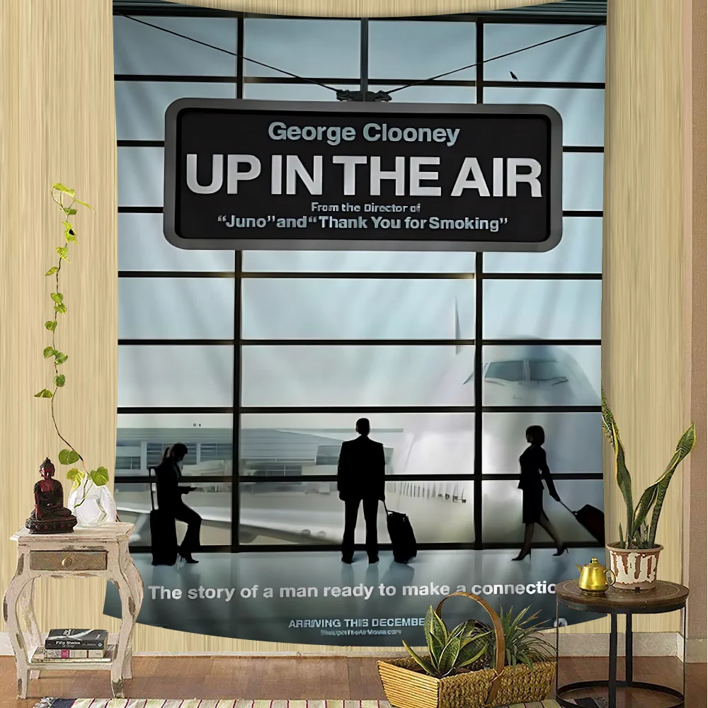 

Classic Film U-Up In The A-Air Anime Tapestry Hanging Tarot Hippie Wall Rugs Dorm Wall Hanging Sheets