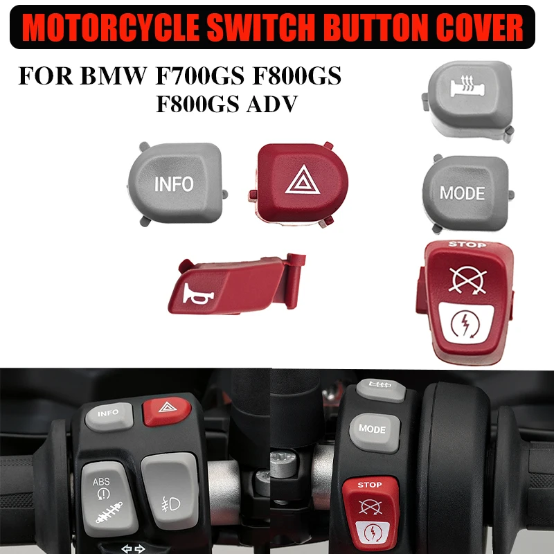 Motorcycle Switch Button Cover For BMW F700GS F800GS F800GS ADV left and right combination switch button Function buttons