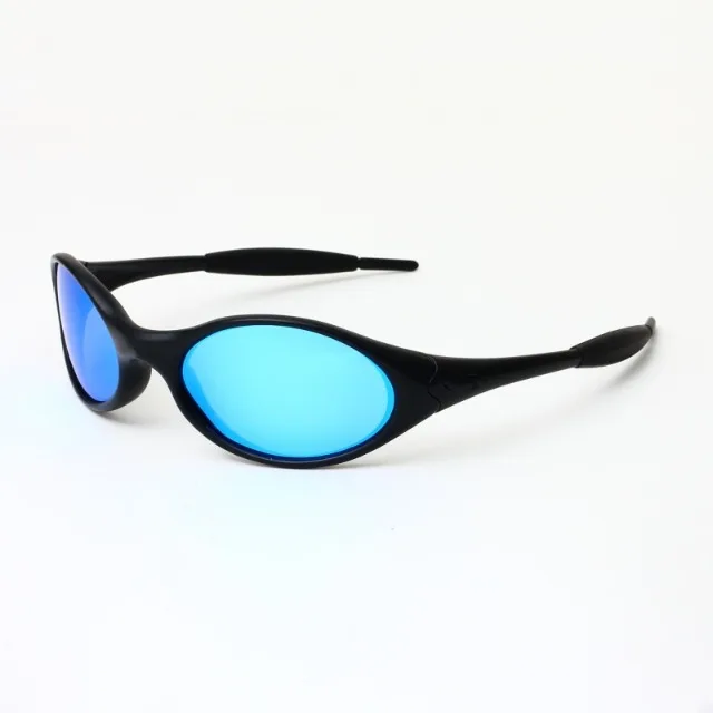 Neue UV400 polarisierte Sonnenbrille, Unisex, Retro, oval, blendfrei, für Outdoor-Sportarten, zum Radfahren, Angeln, Wandern, Trekking, Laufen