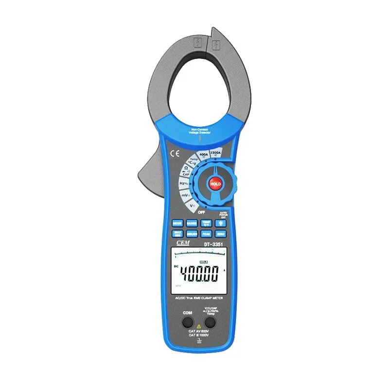 DT-3352 1500A AC/DC 900.0kW High Voltage Clamp Meter Multimeter with Inrush Current Function DT-3351