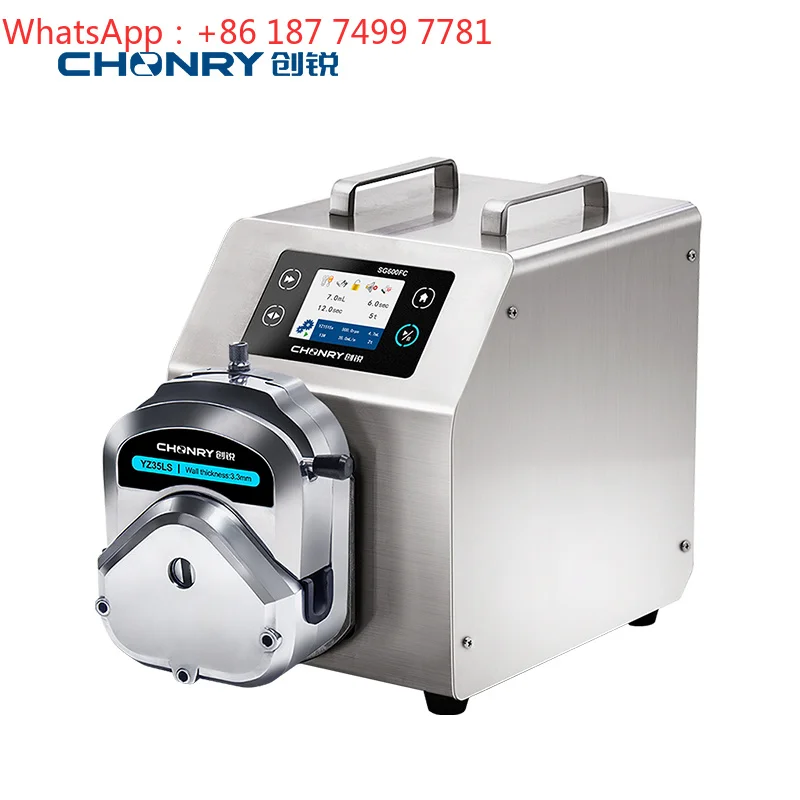 220V Industrial Ketchup Liquid Dispensing Peristaltic Pump Bottle Filling Equipment