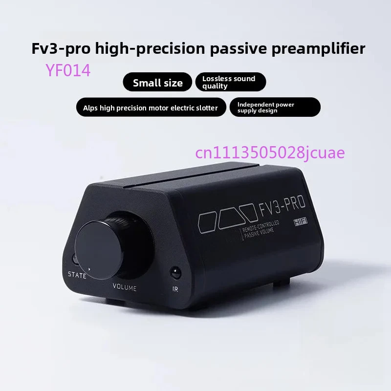 High Precision Passive Preamp FV3-PRO, Remote Control Volume Controller for Active Speakers & Power Amplifiers