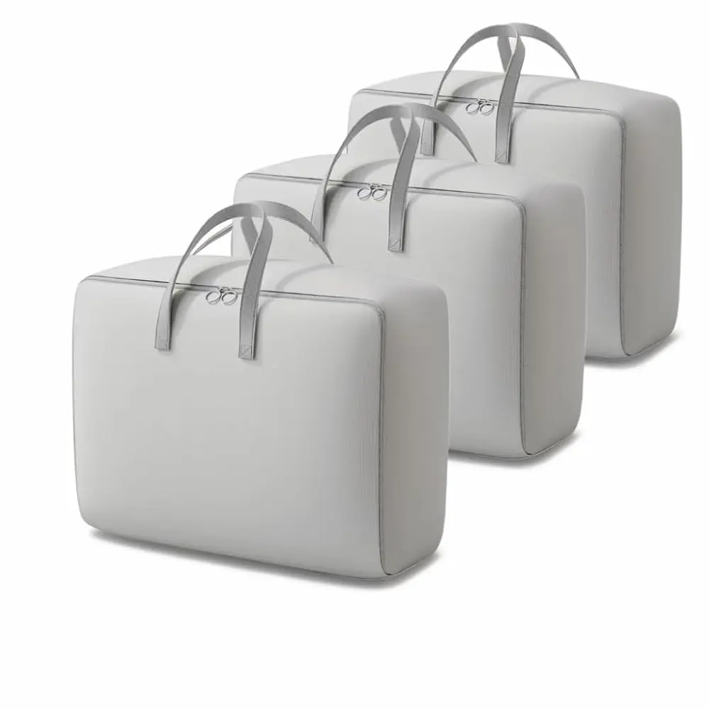 

Free Shipping[3] Pack Fabric Storage Bag, Waterproof Quilt Bag, Quilt Packing Bag, Moving Travel Large Capacity Luggage Storage