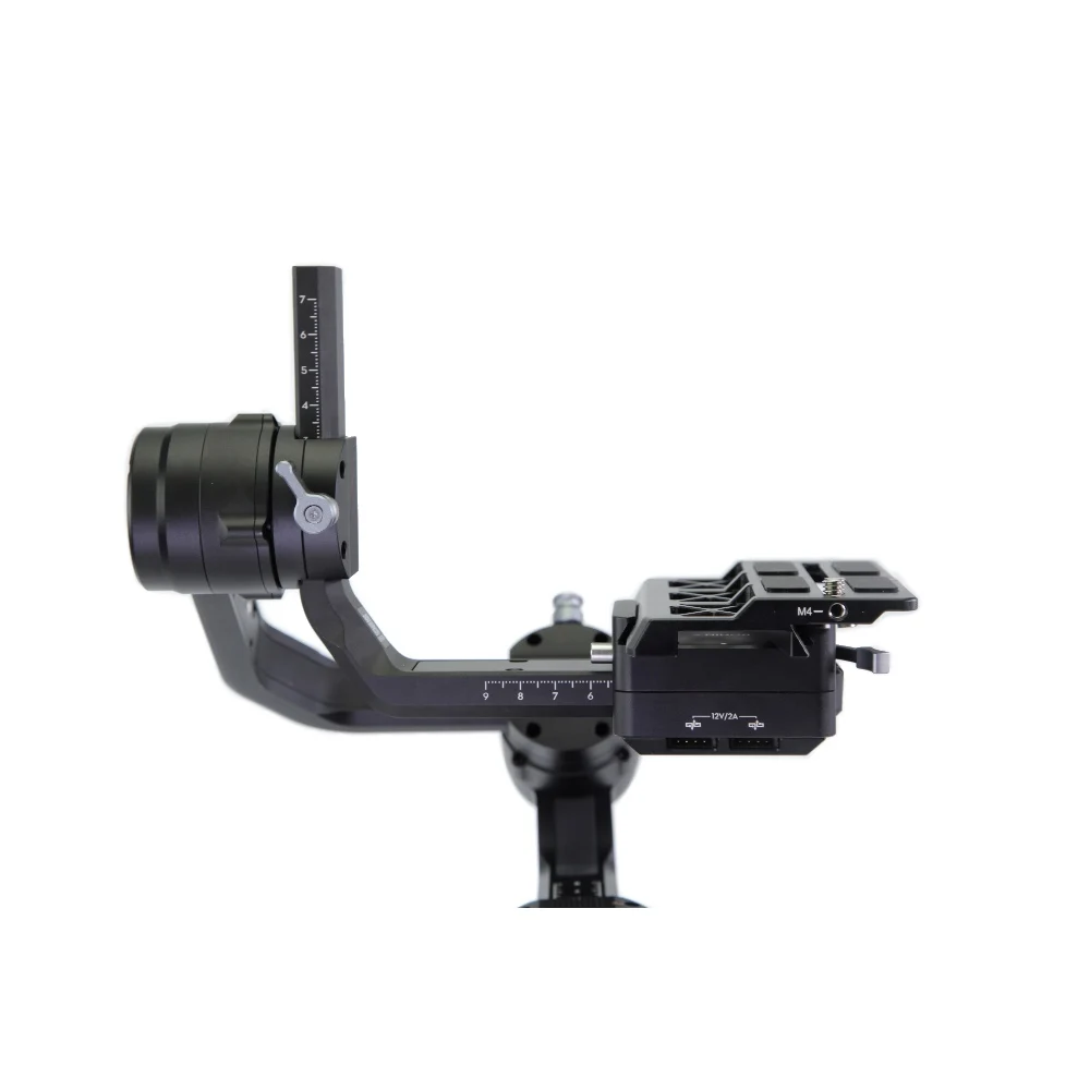 แผ่นยึดกล้อง Lanparte สำหรับ Blackmagic BMPCC 4K 6K สำหรับ DJI Ronin S Gimbal เพิ่มพื้นที่ปรับแต่ง