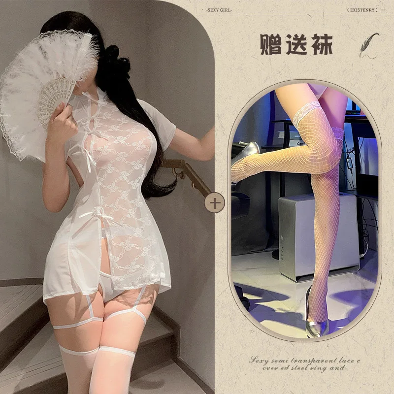 أزياء مثير ملابس خاصة كبيرة الحجم ليلة الملابس الداخلية النساء ملابس نوم مثير الخامس الرقبة الدانتيل منامة مجموعة الحمالة باس النوم