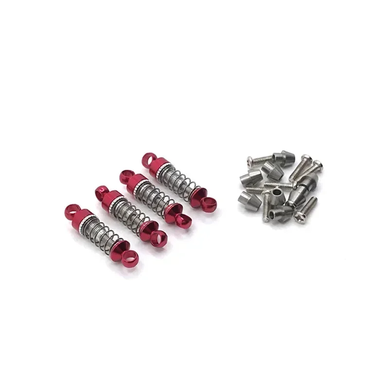 

4Pcs Aluminum Alloy Shock Absorber for WLtoys K989 K969 K979 P929 1/28 RC Model Car Replacement Upgrade Parts