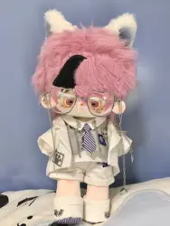 20cm Cool Handsome Street Uniform Coat Shirts Vest Shorts Clothes Outfits 20cm Plush Stuffed Doll Accessories Outfits Gif