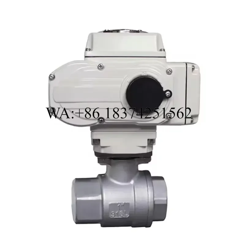 Wmwmnu for Gas Valve FNPT Threaded Bidirectional Ball Valve Stainless Steel 304 Modulation 4-20mA Fast