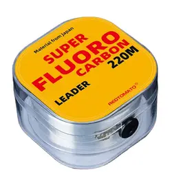 Fishing Line Fluorocarbon Coated 100M/220M Clear Carbon Fiber Leader Line Fly Fishing Line Pesca