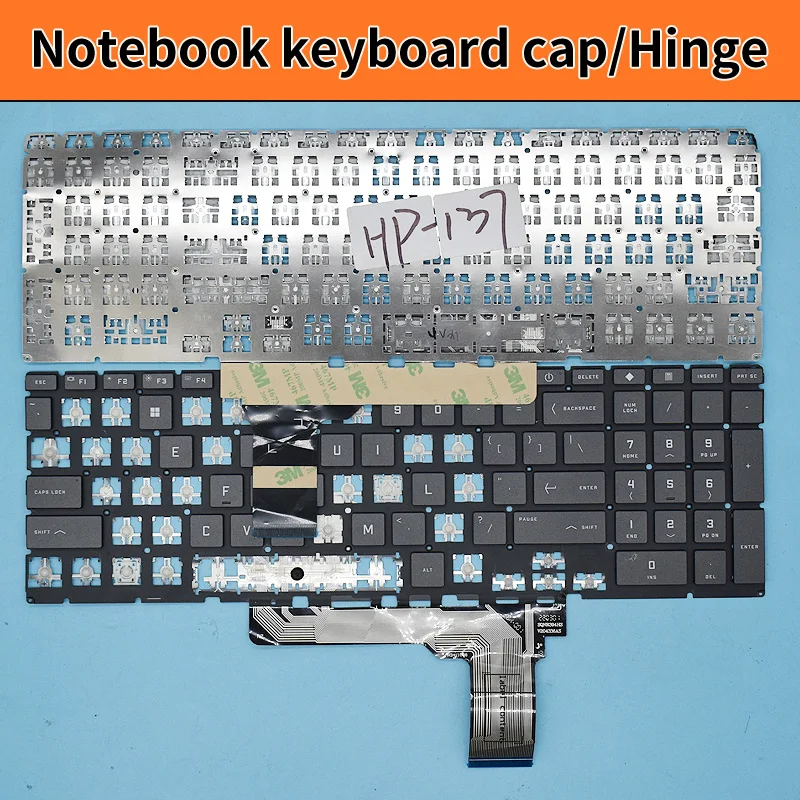 Replacement Keycap Key Cap Hinge for HP Victus 15-FA 16T-D 16-R 16-S TPN-Q263 16-E 16-D 16T-D000 16-D0013dx 16-D0030 15-FB Q264