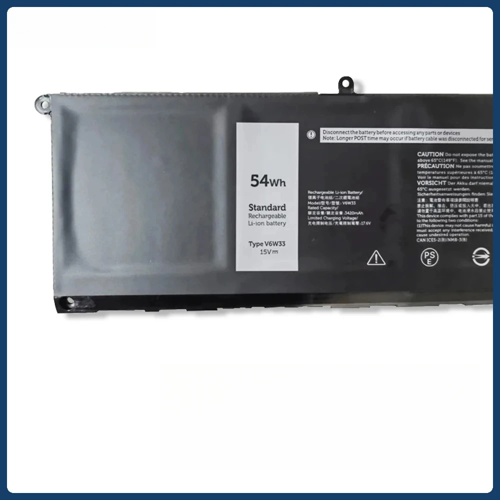 New V6W33 Li-lon Laptop Battery For Dell 3320 3520 3420 V6W33 P144G laptop battery Laptop Parts & Accessories