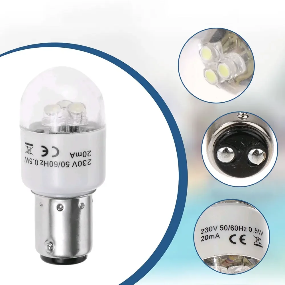 1pc Sewing LED Light Bulb Home Sewing Machine Parts for Singer Juki Pfaff Janome Brother Leap Butterfly Sewing Accessories