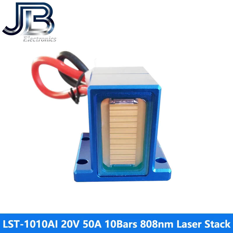 

LST-1010AI 10Bars 500W Blue 24V 50A 808nm Laser Stack For Hair Removal