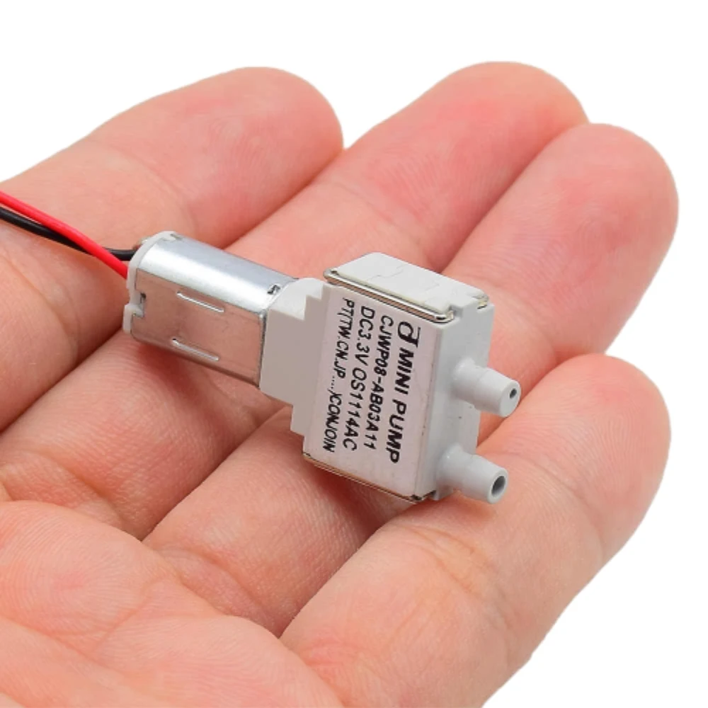 0.3L/MIN Small Flow Water Pump with Cable DC3V-3.7V Mini Liquid Pump M20 Motor Diaphragm Self-priming Air Pump