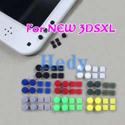 2sets New Upper and Lowe Screw Rubber Feet Cover For New 3DSLL/NEW 3DS XL Screw Dust Plug Cover Rubber Plug