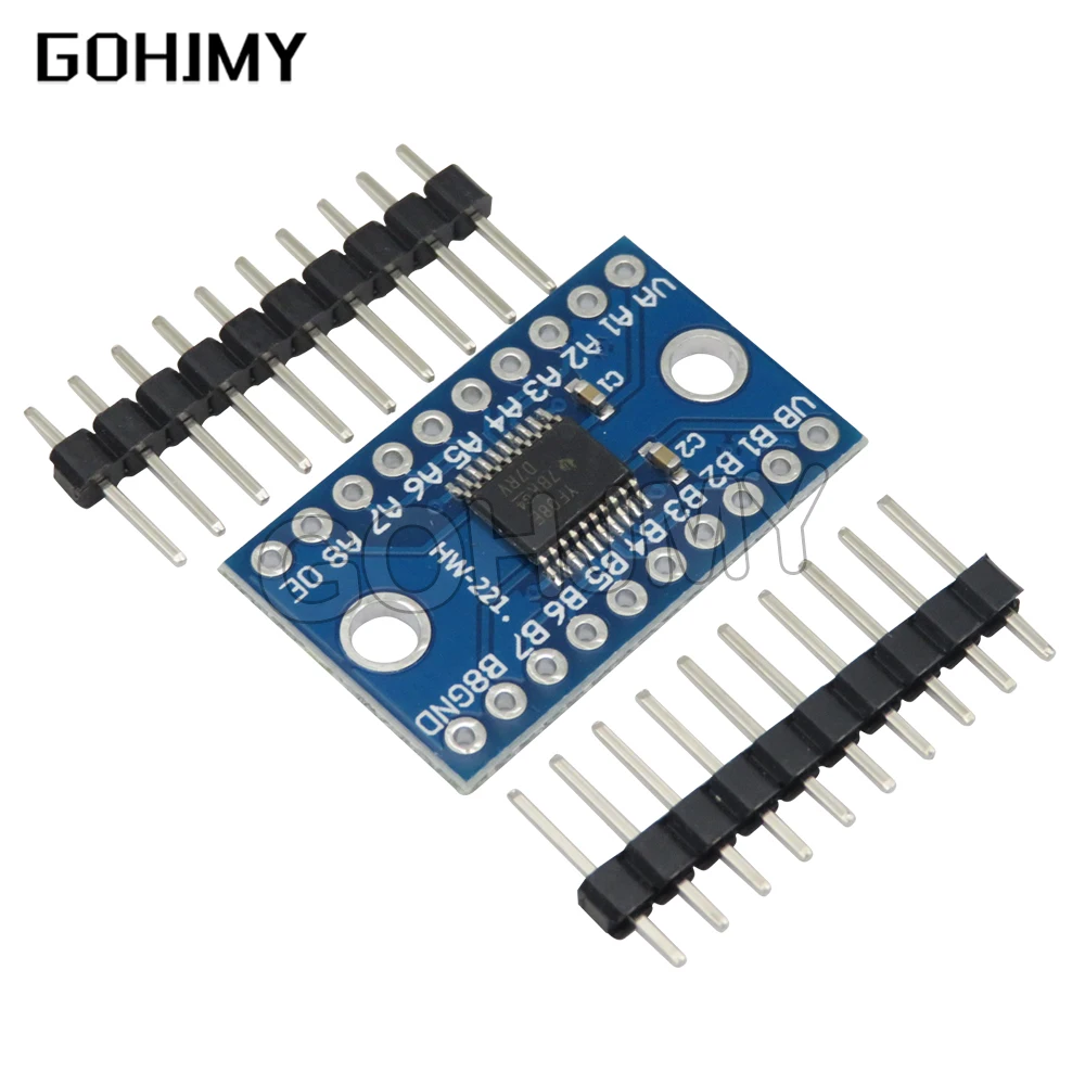 1PCS 3.3V 5V TXS0108E 8 Channel Logic Level Bi-directional Converter Module Mutual Convert Module NEW