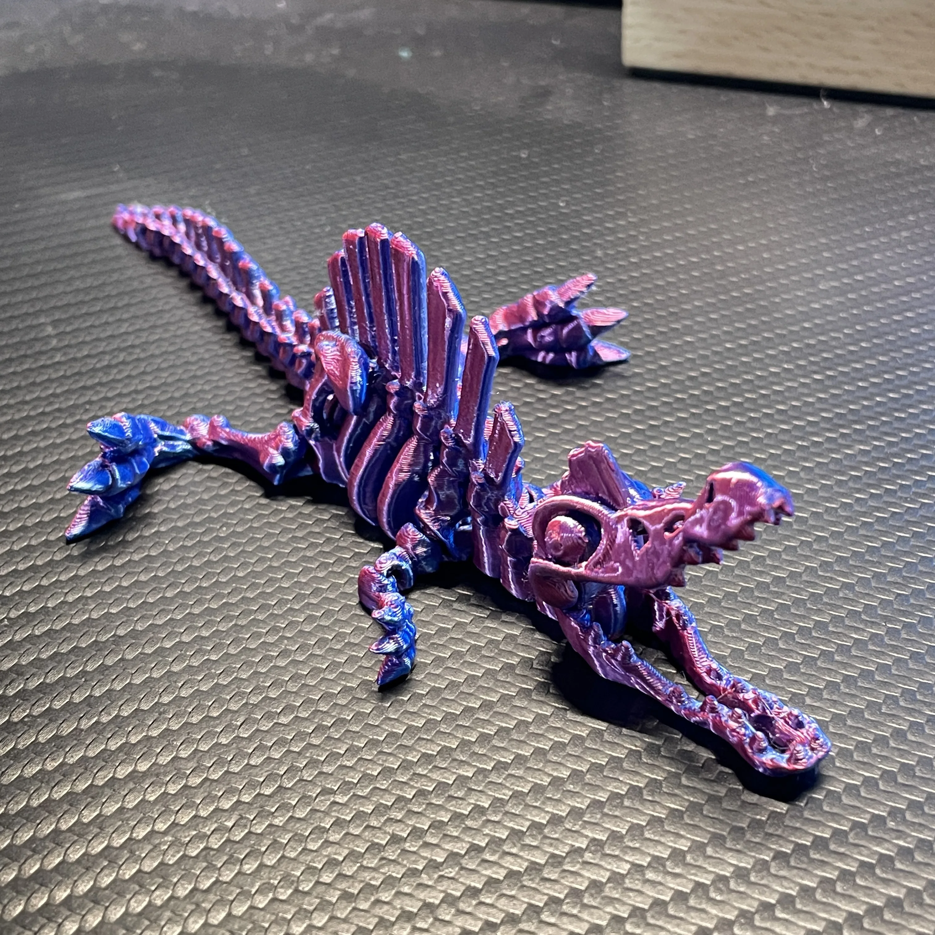 3D Printed Spinosaurus Figurine Multi Joints Movable Dinosaur Action Figure Desktop Decor Ornament Gift