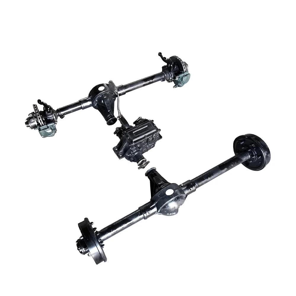 4WD Front&Rear Drive Axles Assembly with Transfer case 4X4 Four Wheel Drive Vehicle Axles &Transfer case  Assembly