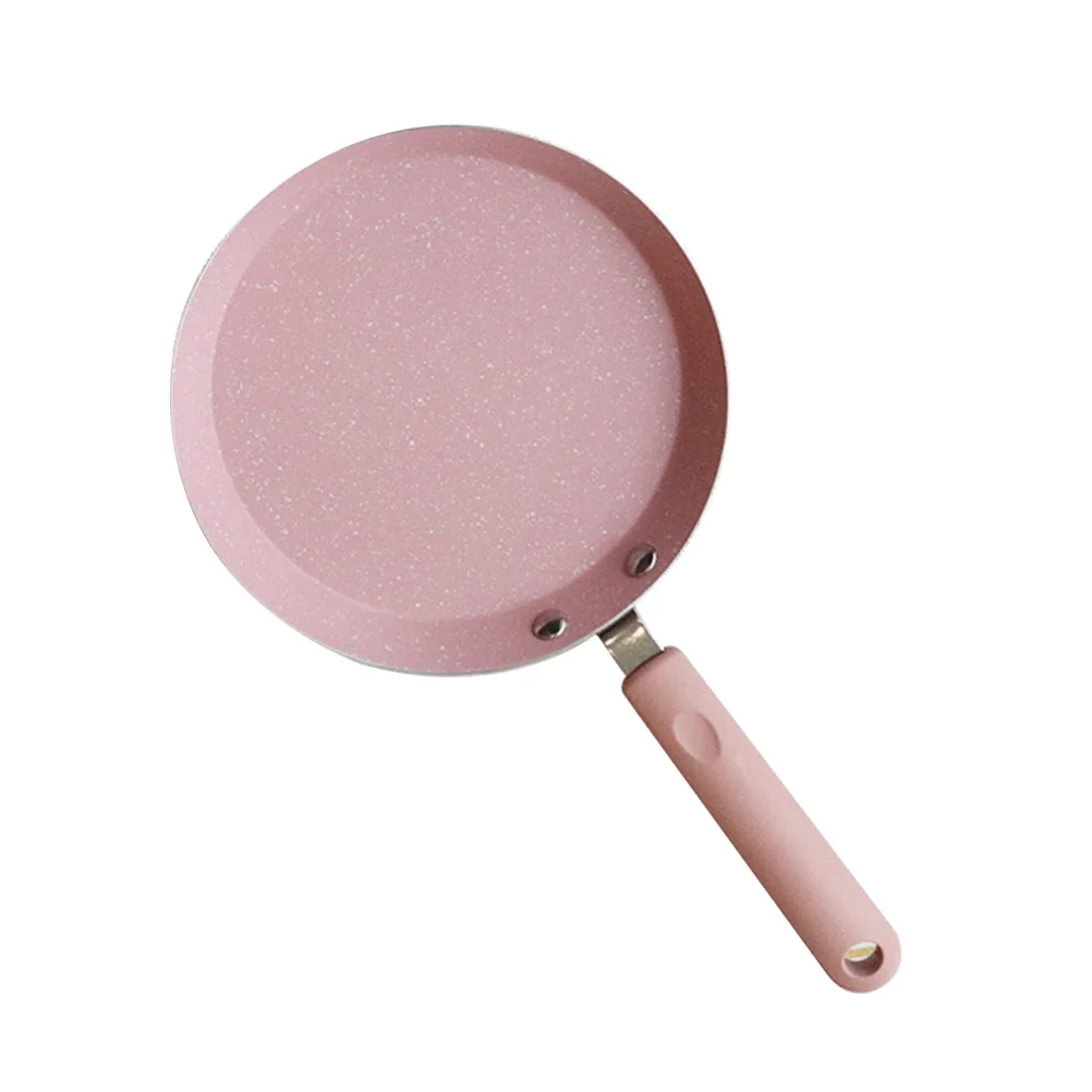

Nonstick Pan 6 Inch Pink Aluminum Frying Pan For Omelette Pancake Sandwich Kitchen Gadget Home Restaurant Cooking Tool