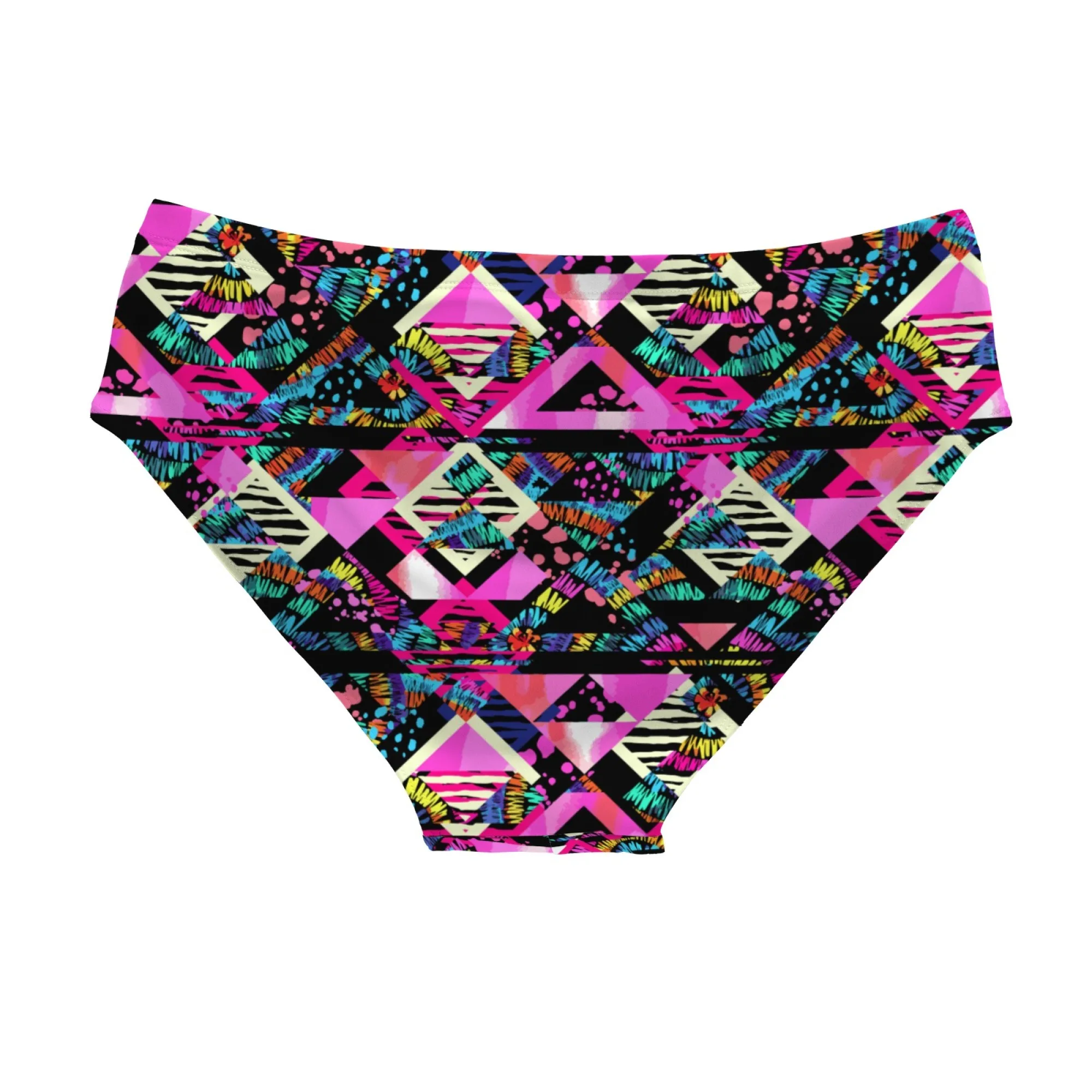 Retro Ethnic Geometric Men's Swimming Trunks Sexy Bikinis Stretch Comfortable Men's Briefs Swimwear Casual Beach Surf Shorts