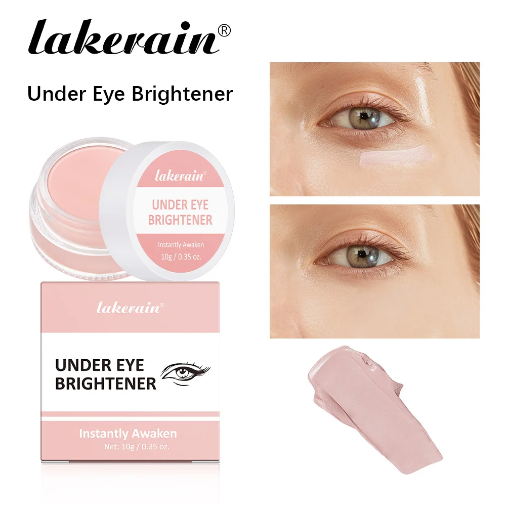 Hydraterende oogverhelderende concealer en contourcrème-volledige dekking Langdurige corrigerende oogconcealer voor een perfecte look make-up