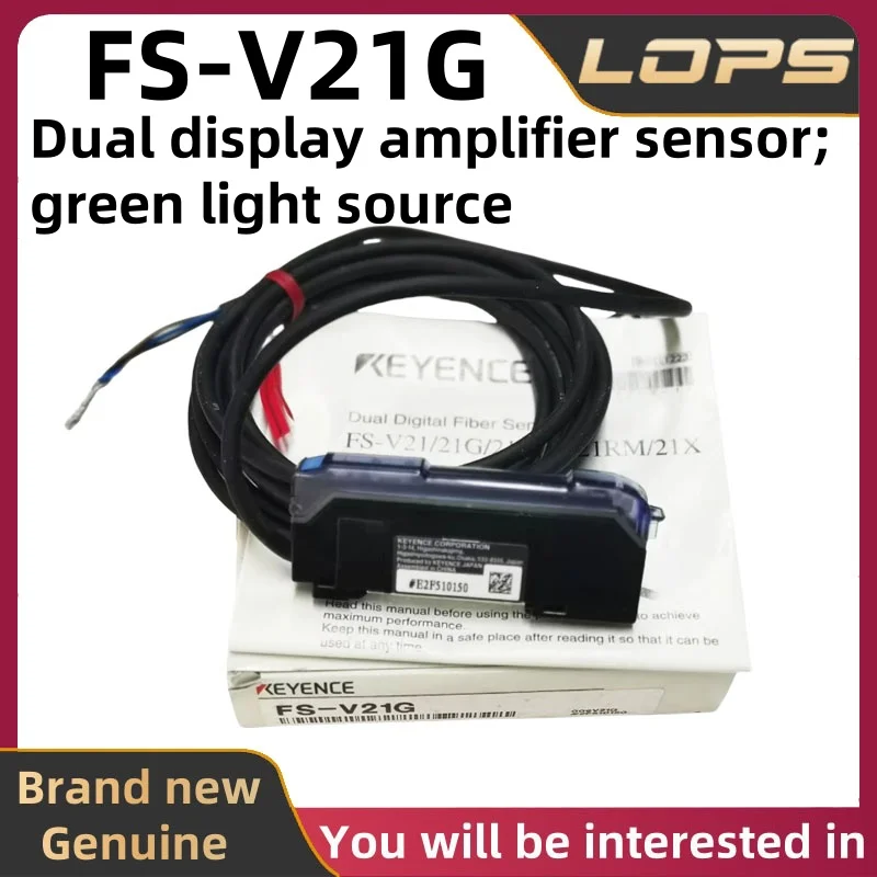 FS-V21G KEYENCE Dual display amplifier sensor; green light source, welcome to consult.