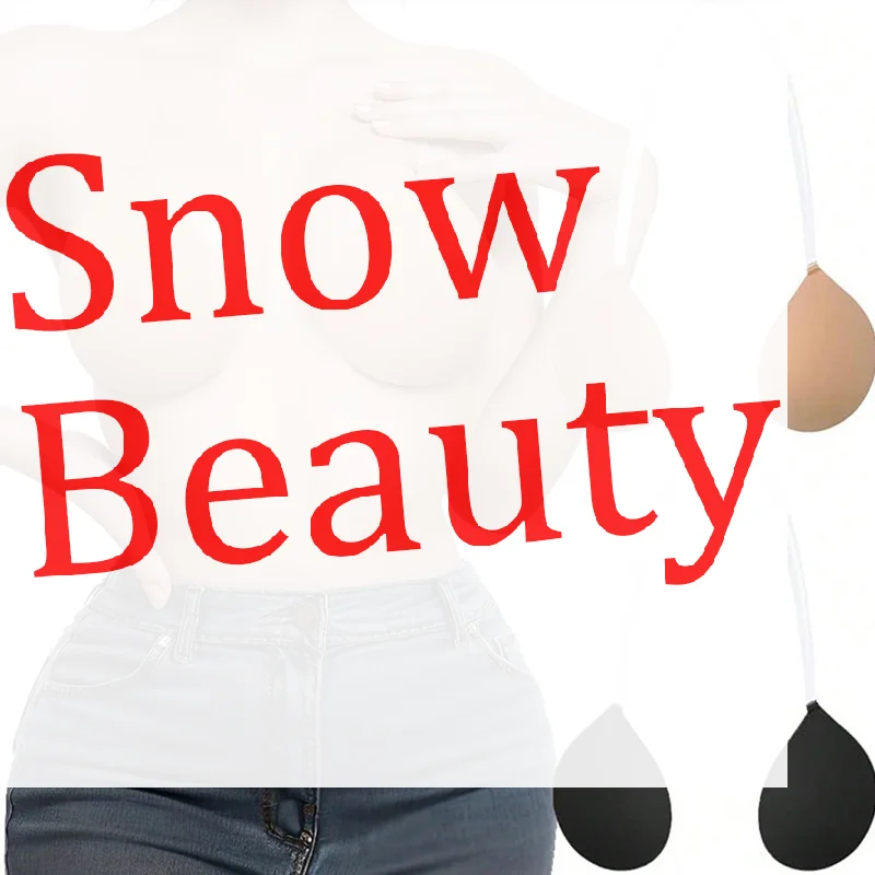 (Ce14)Invisible Bra With Straps Non-Slip Style Lift Enhance Bust Strapless Push Up Anti-convex Bra Women's Lingerie Underwear