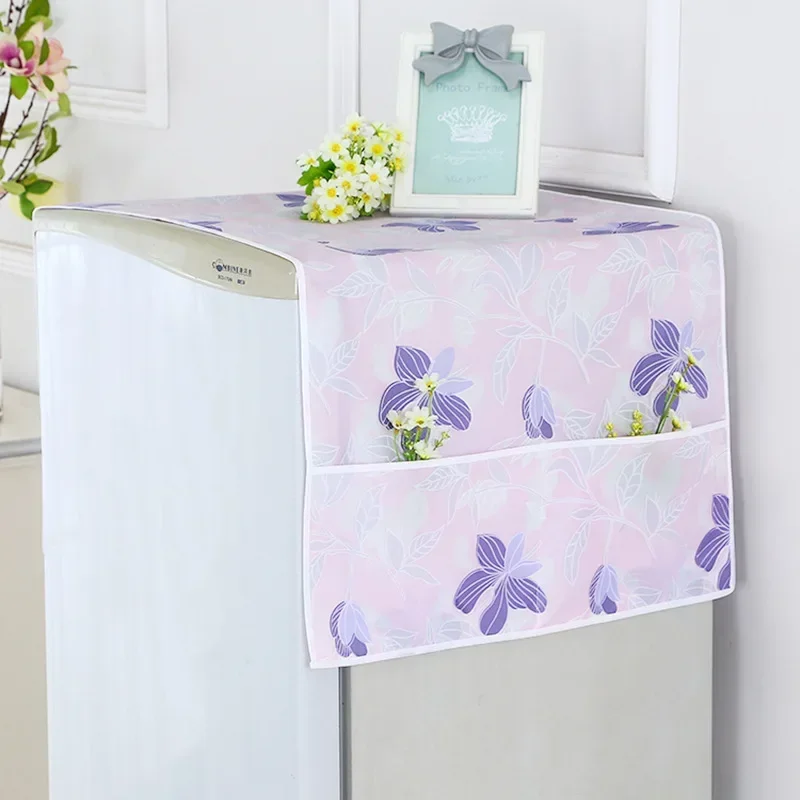 Water Proof Washing Machine Cover High Quality PVC Refrigerator European Style Washing Machine Coat Dust Proof Cover Accessories