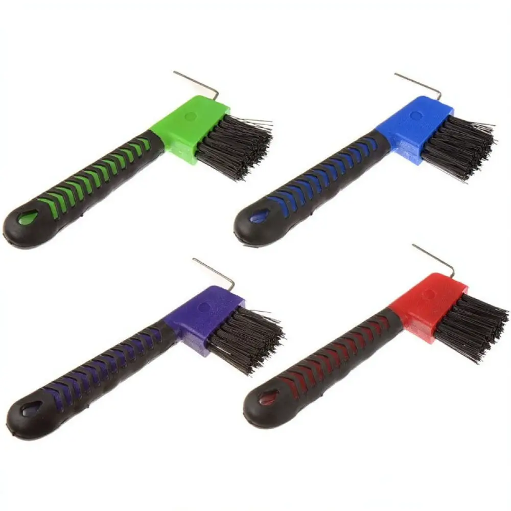 Practical Hoof Cleaning Brush Kit Soft Grip Handle For Horse Grooming Maintenance Equestrian Farm Livestock Gear