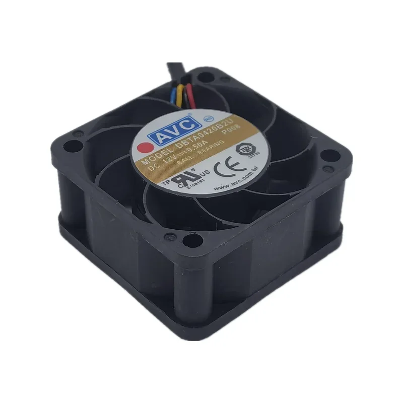 DBTA0420B2U-P037 32030087 -001 Kipas 4Cm 40Mm 40X40X20Mm DC12V 0,50A 4 Baris Kipas Pendingin Volume Tinggi untuk Sasis Server Kecil