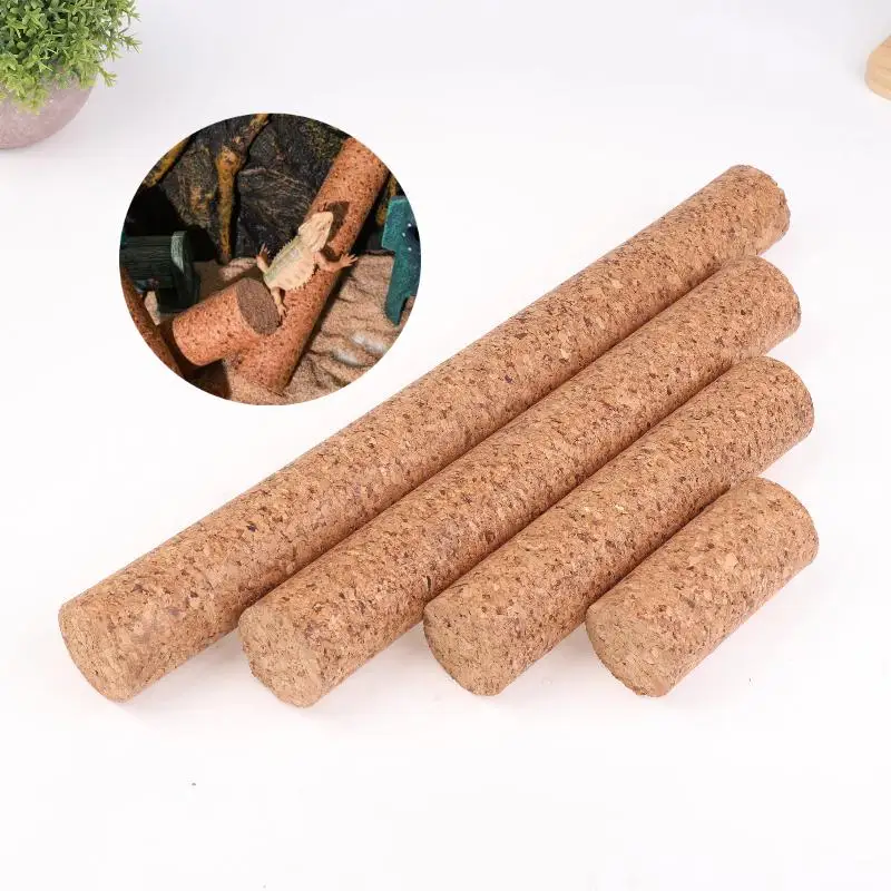 1PCS Reptil Weiche Holz Klettern Zweig Holz Spielzeug Dekor Terrarium Rack Stehenden Eidechse Baum Wappen Gecko Zubehör