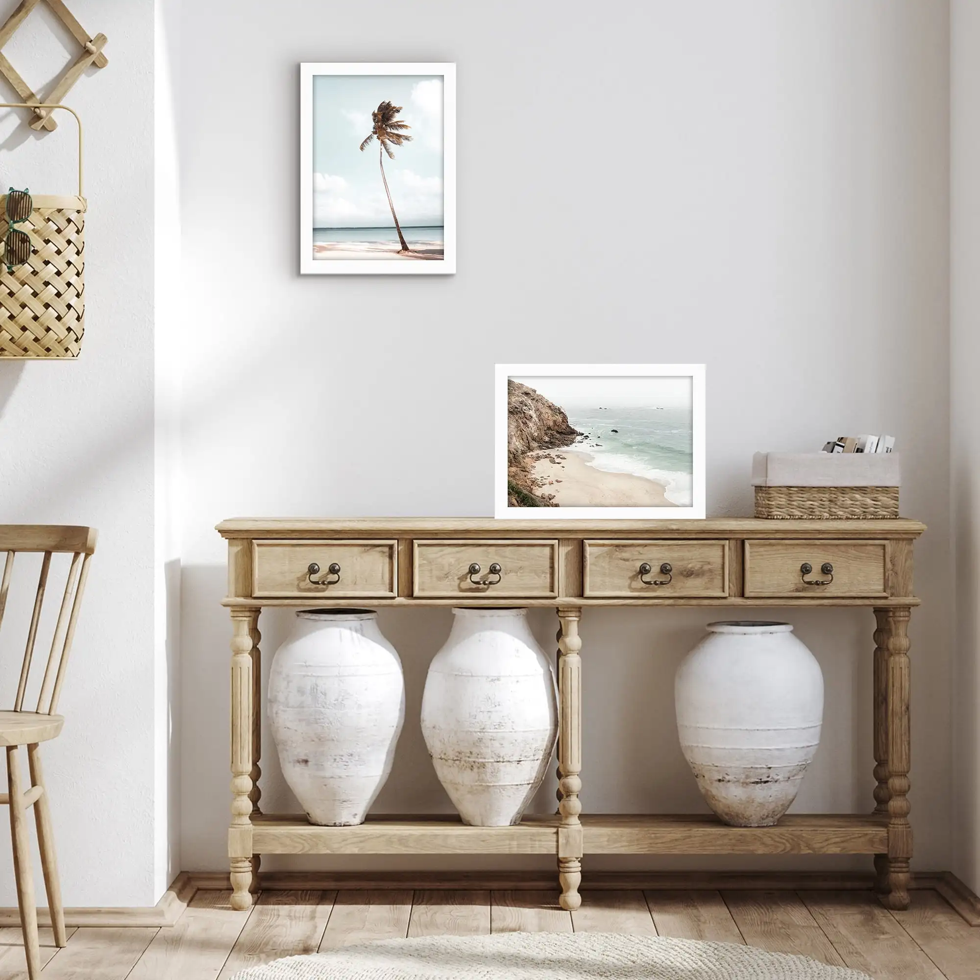 

A4 Picture Frame and Poster Frame for Displaying Wall Decor - Perfect for Photos, Documents, and Artwork - White