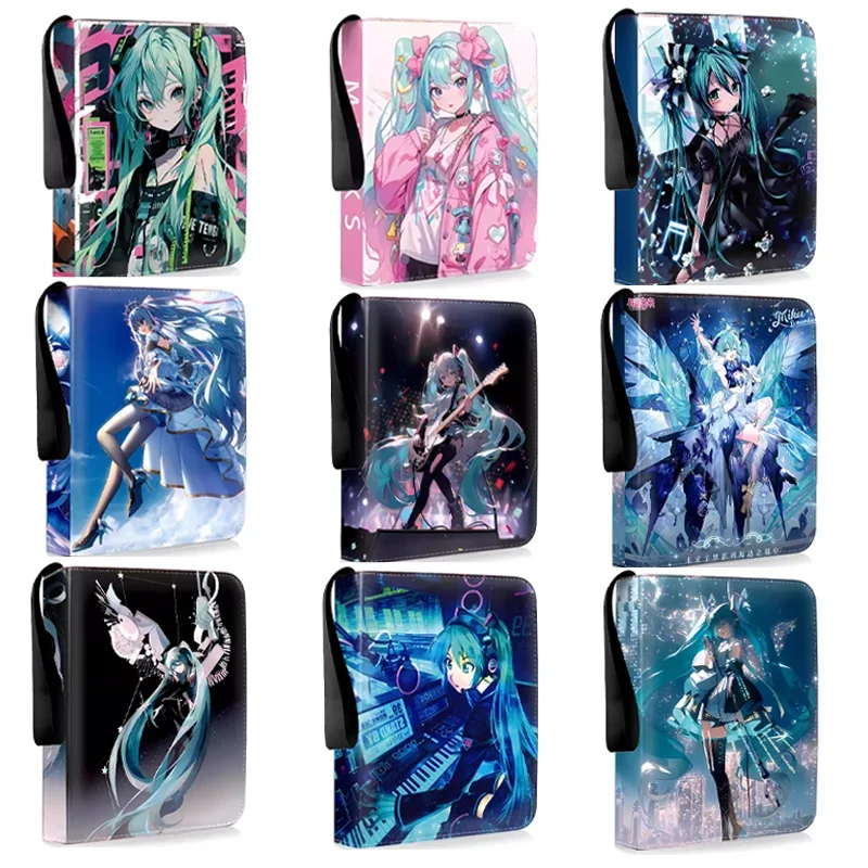 400/900 buah kartun Jepang Anime Virtual Idol Hatsune Miku kartu PP Album peta surat Folder Binder kartu permainan koleksi hadiah