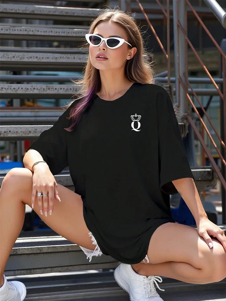 Hot Sales Women's Cotton Loose T-shirt Short Sleeve Fashion Casual New Summer Comfortable Daily Outdoors Jogging Quality Simple
