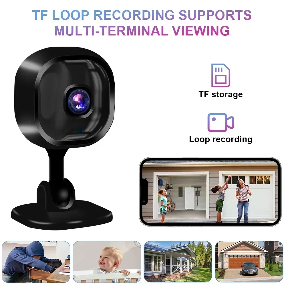 

For Indoor Use CCTV Home Camera 1080P HD Mini Security Camera Home Security 1080P HD Resolution Compact Design