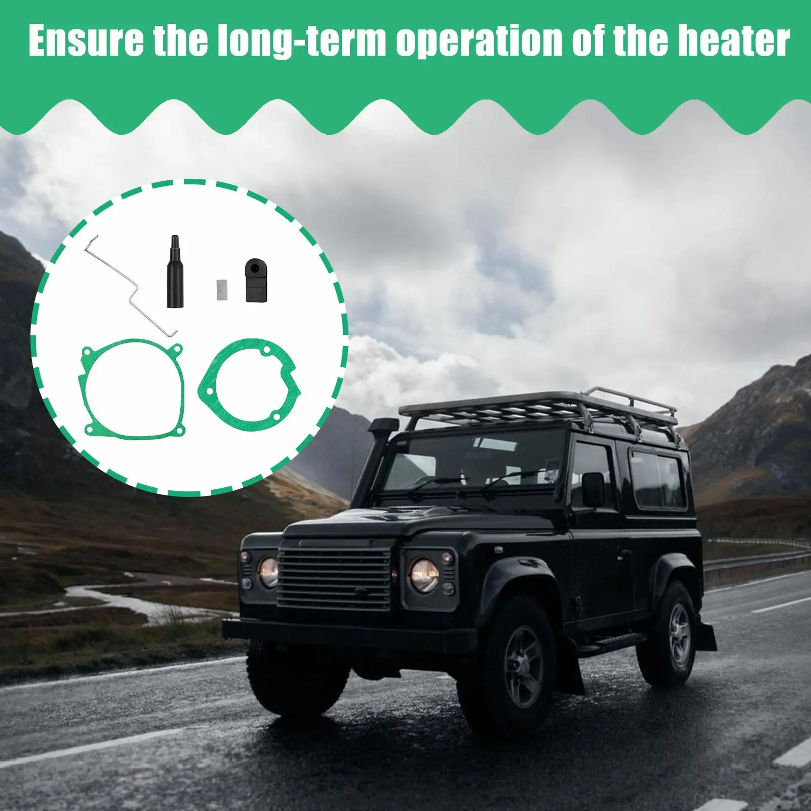 

Комплект зажигания стояночного обогревателя Комплект зажигания стояночного обогревателя, комплект из 6 предметов для ремонта и замены для морских коммерческих транспортных средств, автомобиля, автофургона