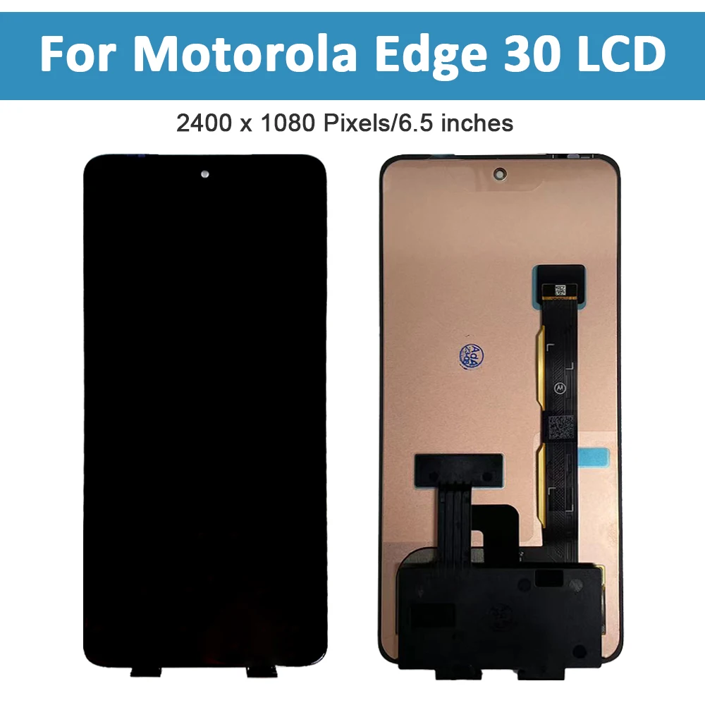 100% Original 144hz\'\' LCD For Motorola Edge 30 LCD Display Touch Screen Assembly Digitizer For Moto Edge 30 XT2203-1 Replace