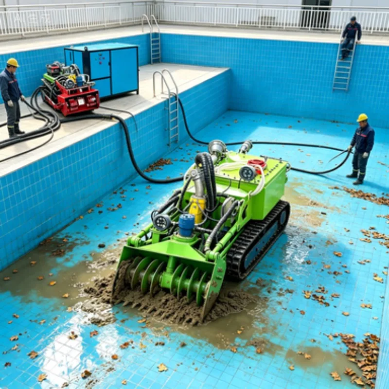 Limited Space + Pipeline + Open Water Cross-scene High-efficiency Environmental protection Intelligent Dredging Operation Robot