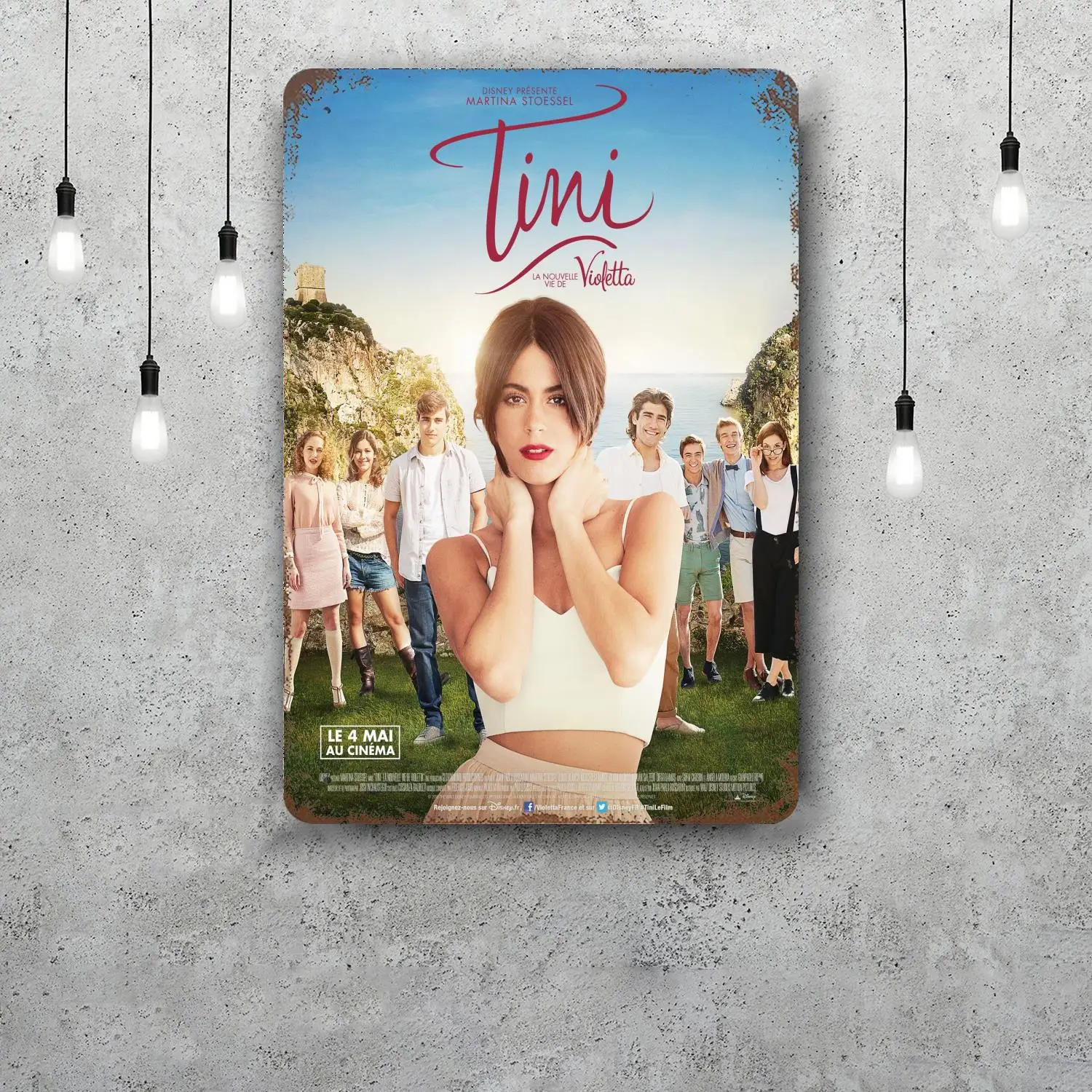 MINISO Tini The New Life of Violetta Funny Bar Metal Sign, Retro Plaque, Vintage Sign, Alcohol Drinker, Kitchen Wall Decoration