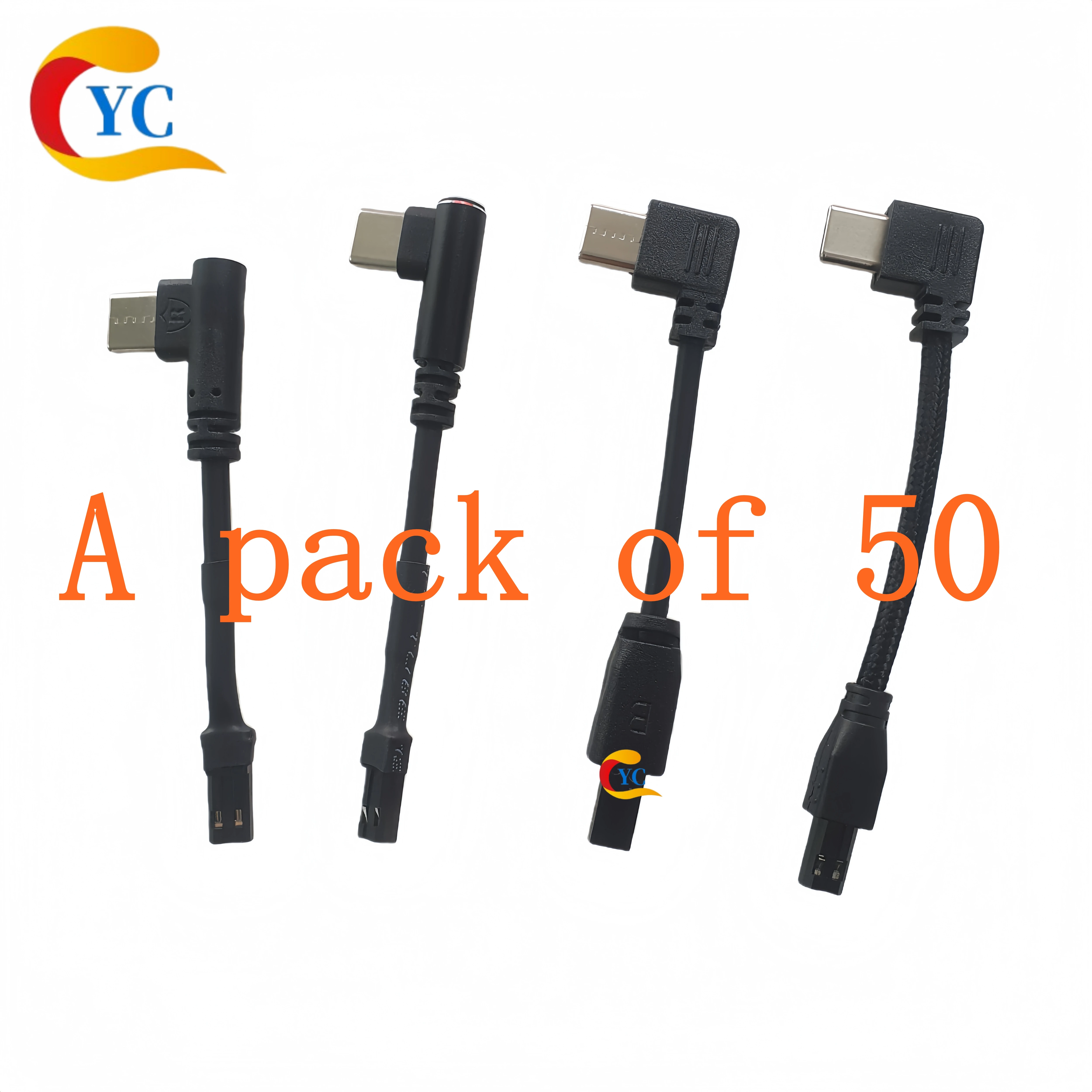 Type-C Elbow Charger for Delivery Riders, Motorcycle Magnetic Charging Connector, C Plug Cable, 2P Bend-Resistant Data Cable, Phone Holder Extension Cable