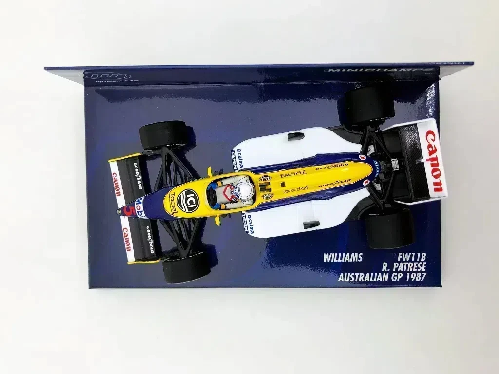 Minichamps 1:43 F1 FW11B 1987 Patrese Simulation Limited Edition Resin Metal Static Car Model Toy Gift