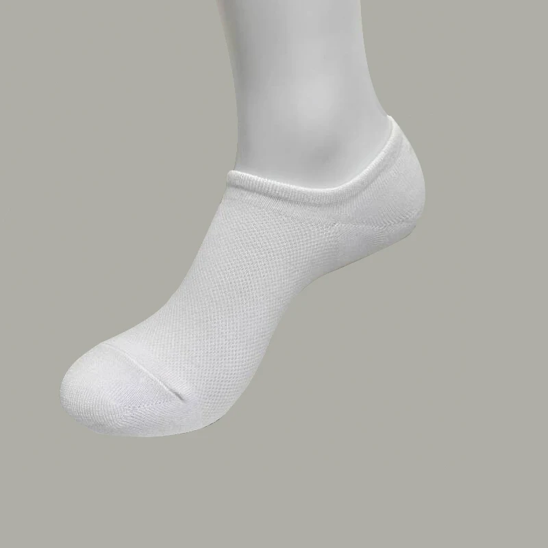 5/10 Paar Bambusfasersocken, Sommer, unsichtbare Socken, kurze Strümpfe, Netzsocken, atmungsaktive und lässige Bootssocken, Größe 37–44 – Detail 11