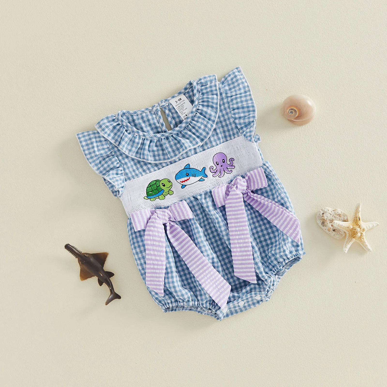 focusnorm-0-18m-adorabile-tutina-estiva-per-bambina-e-bambino-con-maniche-volanti-girocollo-simpatici-animali-marini-ricamati