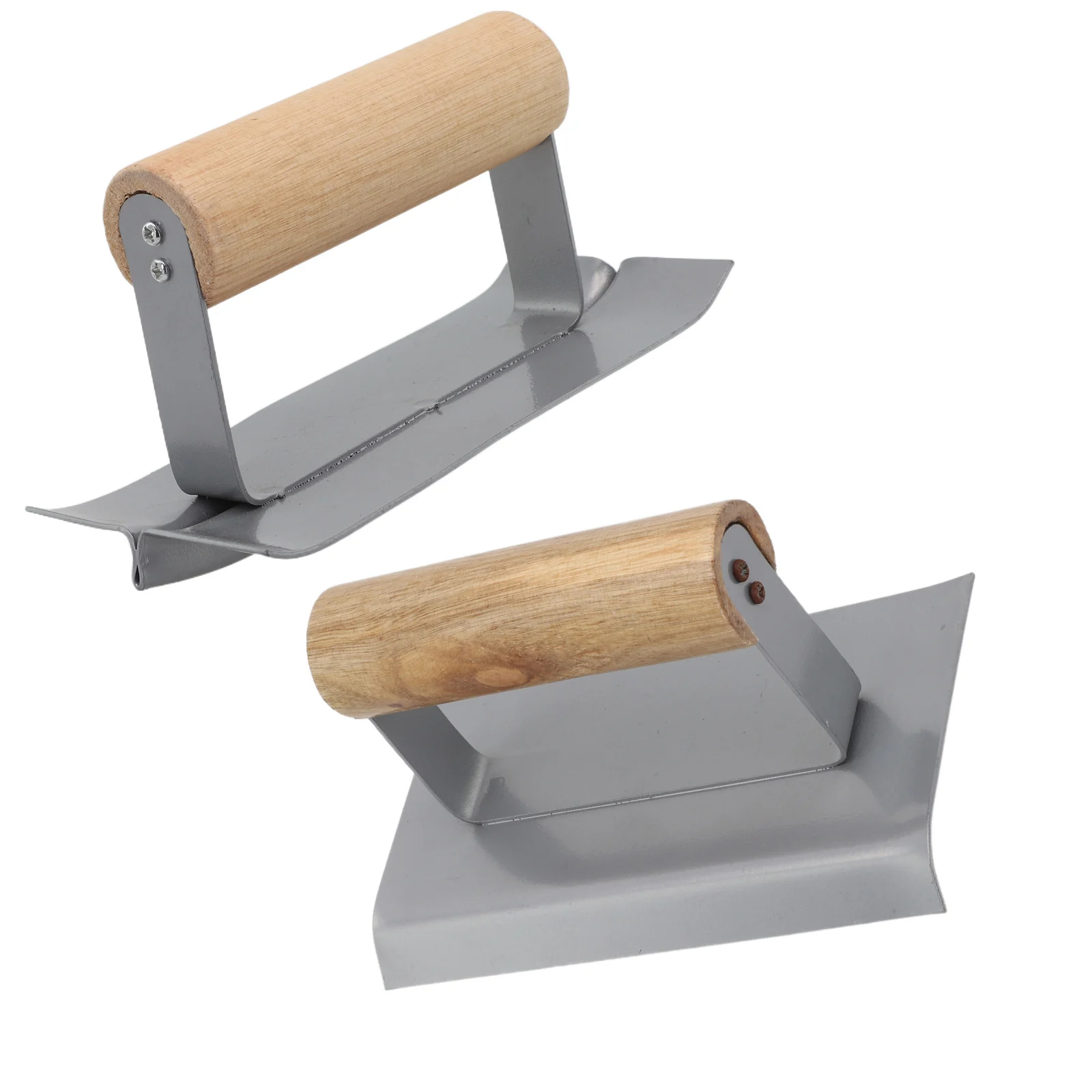 

Cement Corner Trowel Concrete Trimming Tool Durability Ergonomic Design Half Rounded Edge Concrete Trimming Tasks