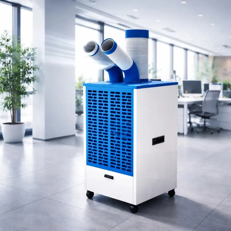 15000BTU Portable Spot Cooler for Construction Sites and Industrial Work Area Temporary Cooling Solutions